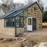 Gloweth - Millers Cottage near Penzance - Side View with conservatory